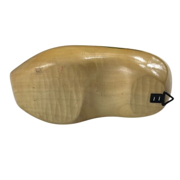 VTG Holland Wall Mountable Hand-Painted Wooden Clog & Shoe Brush 6.5" Length - Picture 8 of 16